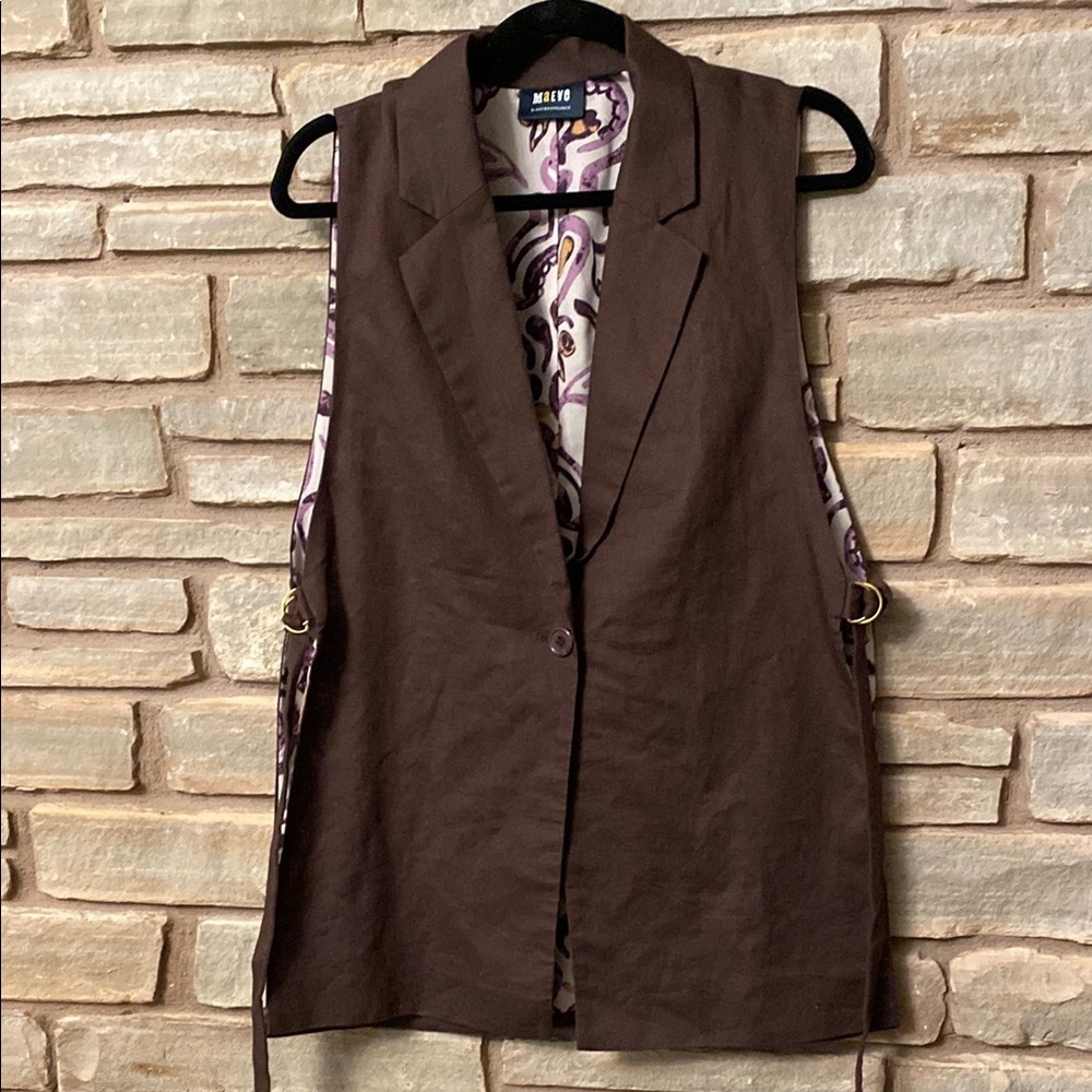 Maeve Anthropologie Long Lapel Vest
One Size - Picture 3 of 10